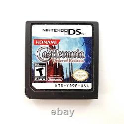 Castlevania Order of Ecclesia (Nintendo DS, 2008) Authentic Complete Tested