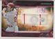 Chase Utley 2015 Topps Strata Clearly Authentic Patch #1/1 Red Button Game Used