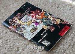 Chrono Trigger Authentic Cart & Manual Super Nintendo SNES Near Mint Collector