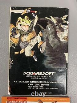 Chrono Trigger (Super Nintendo SNES) Box + Manual + Poster + Ad Authentic