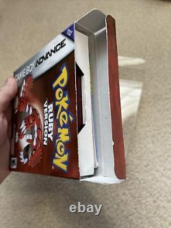 Complete, Authentic, Tested, CIB Pokemon Ruby Nintendo Game Boy Advance GBA