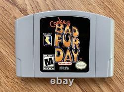 Conkers Bad Fur Day + Box & Manual, CIB (Nintendo 64, N64) AUTHENTIC, TESTED