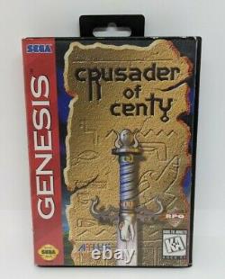 Crusader of Centy (Sega Genesis, 1994) Please Read Description AUTHENTIC