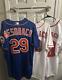 Devin Mesoraco Authentic Majestic Game Worn / Used Jersey Lot Mlb Coa Mets Reds