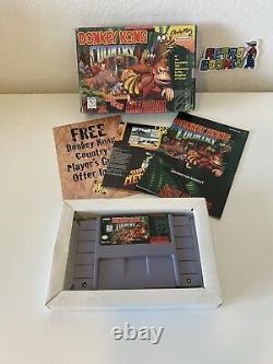Donkey Kong Country 1 2 3 Trilogy Complete CIB DKC SNES Super Nintendo Authentic