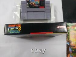 Donkey Kong Country 3 SNES Super Nintendo Complete in box CIB AUTHENTIC