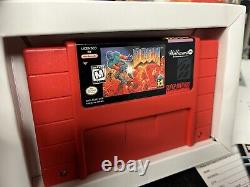 Doom Super Nintendo SNES COMPLETE CIB Authentic Tested With Reg. Card And Manual
