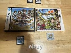Dragon Quest Game Bundle Lot (IV, V, VII, IX) -AUTHENTIC Carts/Cases