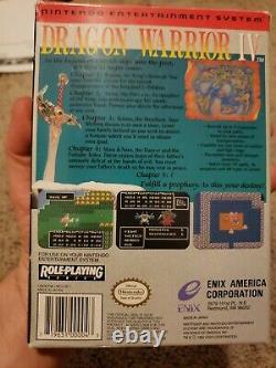 Dragon Warrior 4 (IV) Enix Nintendo NES Authentic Complete 4, No Reserve