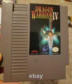 Dragon Warrior 4 (IV) Enix Nintendo NES Authentic Complete 4, No Reserve