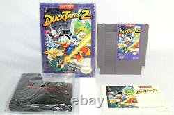 Duck Tales 2 NES Nintendo Complete In Box CIB Authentic! Extremely Rare Game