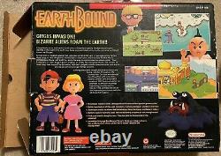 EARTHBOUND CIB Super Nintendo SNES Complete in Big Box Authentic Earth Bound