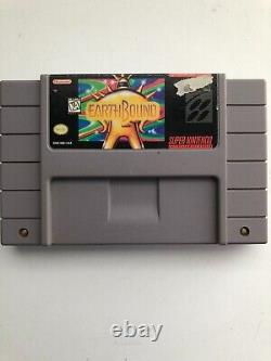 EARTHBOUND Super Nintendo SNES AUTHENTIC Game Cartridge with reproduction Case