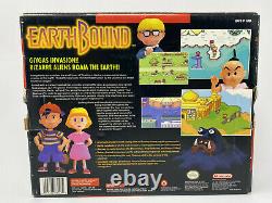 EarthBound (Nintendo SNES) COMPLETE AUTHENTIC TESTED NO STICKERS