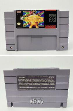 EarthBound (Nintendo SNES) COMPLETE AUTHENTIC TESTED NO STICKERS