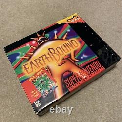 Earthbound Super Nintendo SNES Complete in Big Box CIB Authentic Earth Bound