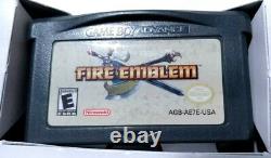 Fire Emblem (Game Boy Advance GBA, 2003) COMPLETE Authentic Tested & Cleaned