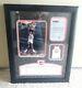 Frame 92-93 Authentic Game Used Actual Piece Of Michael Jordan Game Used Jersey