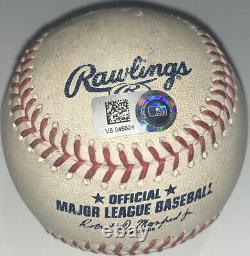 Game Used Baseball MLB Authentic 9-28-19 Rangers-Yankees Last Series at GL Park