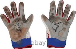 Game Used Brandon Nimmo Mets Glove Fanatics Authentic COA Item#12998509