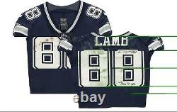 Game Used CeeDee Lamb Cowboys Football Fanatics Authentic COA Item#11956590