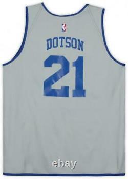 Game Used Damyean Dotson Knicks Jersey Fanatics Authentic COA Item#10386123