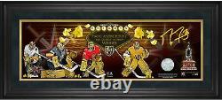 Game Used Marc-Andre Fleury Golden Knights 10x30 Net Collage Item#11391363
