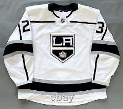 Game Worn Used LA Kings Dustin Brown NHL Hockey Away Jersey Authentic Adidas MiC