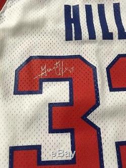Grant Hill 1994-95 Dual Auto Signed Rookie Authentic Game Jersey Champion Used