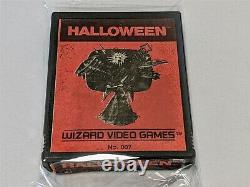 Halloween 1983 AUTHENTIC (Atari 2600) Video Game Cartridge Wizard Games RARE
