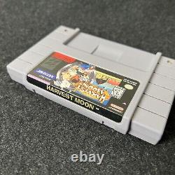 Harvest Moon Super Nintendo SNES Tested, Authentic, Great Condition