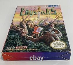 IMMACULATE Cartridge Crystalis NES Nintendo Complete In Box CIB Authentic Game