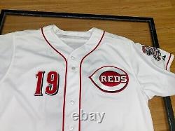Joey Votto Full Game Used Worn Jersey Autographed Signed Authentic Auto 2013 Psa