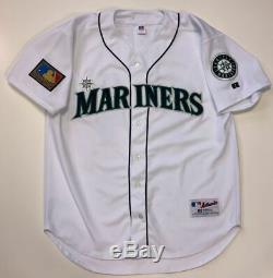 Ken Griffey Jr. 1994 Seattle Mariners Authentic Russell Game Jersey 44 White