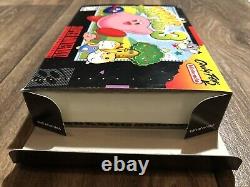 Kirbys DreamLand 3 Super Nintendo SNES Authentic Box + Tray Only Rare HTF