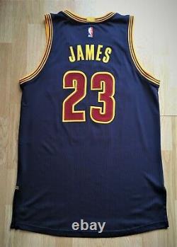 LEBRON JAMES Cleveland Cavaliers CAVS Adidas authentic pro cut game jersey XL+2