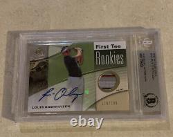 LOUIS OOSTHUIZEN ROOKIE 2012 GAME USED GOLF Upper Deck AUTO PGA BAS Authentic