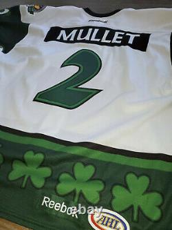 Lake Erie Monsters Cleveland Authentic Game-Worn St. Patricks Theme Jersey AHL