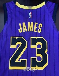 Lakers Lebron James Team Issued Authentic Pro Cut Jersey Game Worn Lore Series