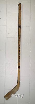 Larry Brown authentic game used vintage Sherwood hockey stick 17414