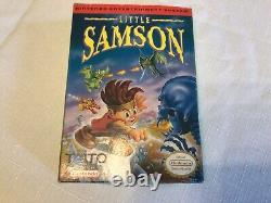 Little Samson (Nintendo NES) Complete In Box 100% Authentic
