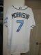 Logan Morrison 2016 Home Game Used Rays Father's Day Jersey! Mlb Authenticated