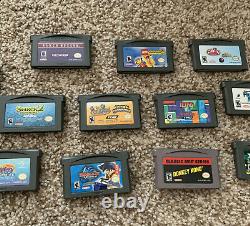 Lot of 12 games Nintendo Authentic GBA Gameboy Advance Video Game Lot