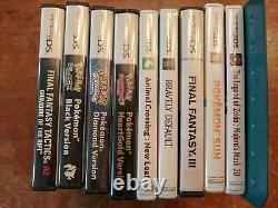 Lot of 9 3DS/DS Games All Used All Authentic Pokemon Heart Gold +8 Others