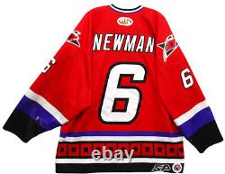 Lowell Lock Monsters NEWMAN Authentic Vintage AHL Hockey Game SP Jersey 58
