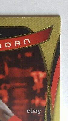 MICHAEL JORDAN 2004 SP game used Authentic Fabrics Gold /100 GOAT NBA Gift Idea