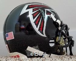 MICHAEL VICK 2006 GAME WORN Used Autographed AUTHENTIC Falcons NFL Helmet Mike
