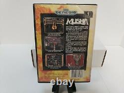 M. U. S. H. A. MUSHA (Sega Genesis, 1990) In Box RARE Authentic