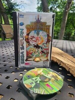 Magic Knight Rayearth Sega Saturn Nice authentic disc and Trimmed Manual