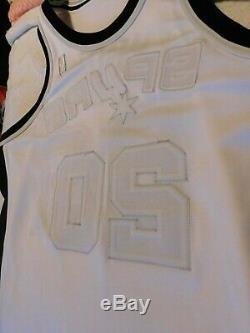 Manu Ginobili Authentic Reebok Spurs NBA Autographed Game Issued jersey 2004 05